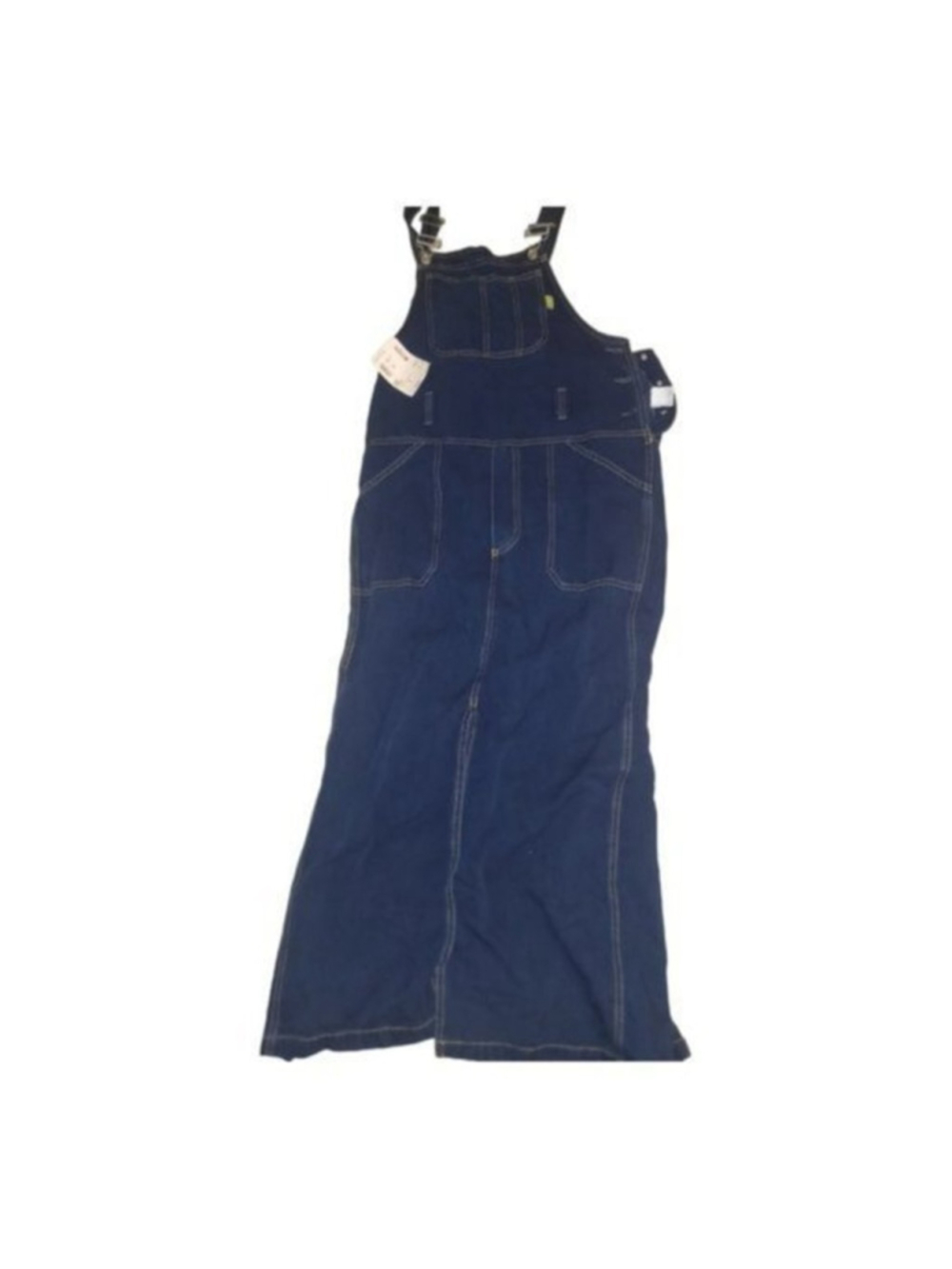Free People Thrills Pulp Overall Denim Dress M NWT‎